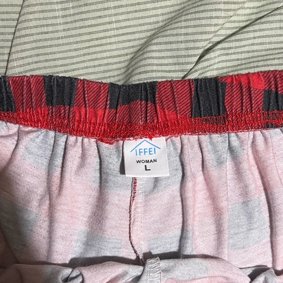 IFFEI Size Large Red & Black Pyjama Pants - Picture 2 of 3